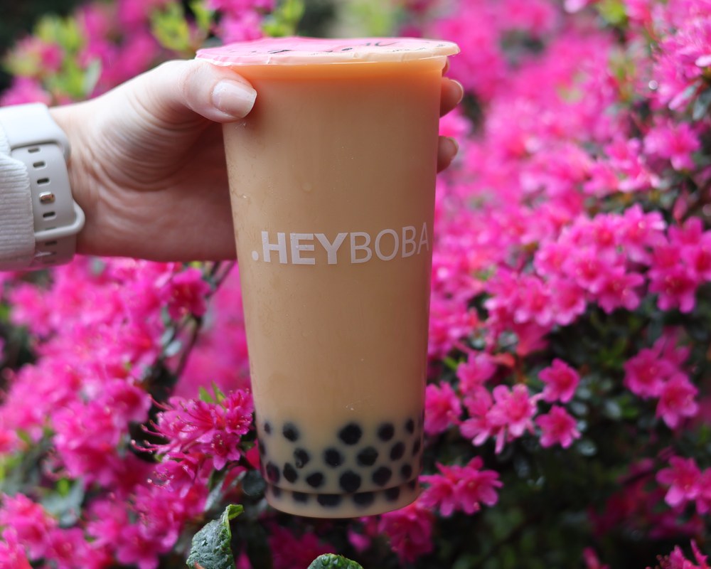 Classic HEYBOBA milk tea with tapioca pearls